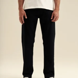 Mens Paul Relaxed Leg Denim Black